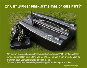 Kom naar Carp Zwolle en win deze voerboot!